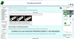 Desktop Screenshot of parafarmaciazgz.net
